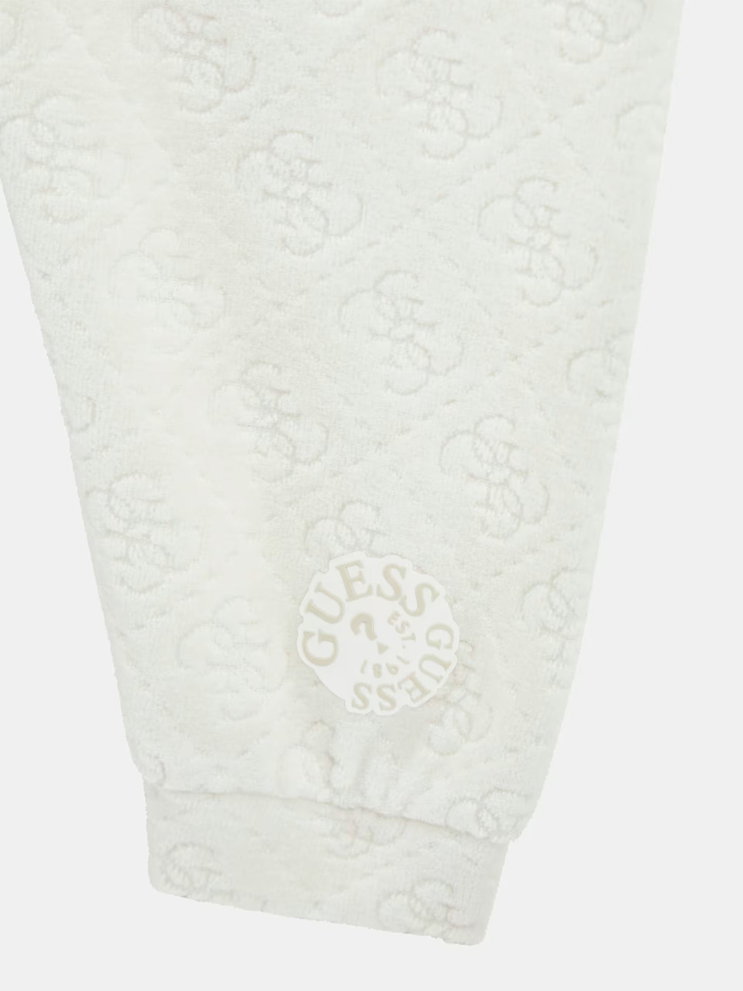 GUESS NEWBORN JACQUARD SET HOODED TOP LS BODY & PANTS