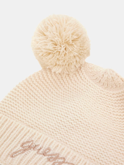 GUESS KIDS SET SWEATER HAT & MITTENS