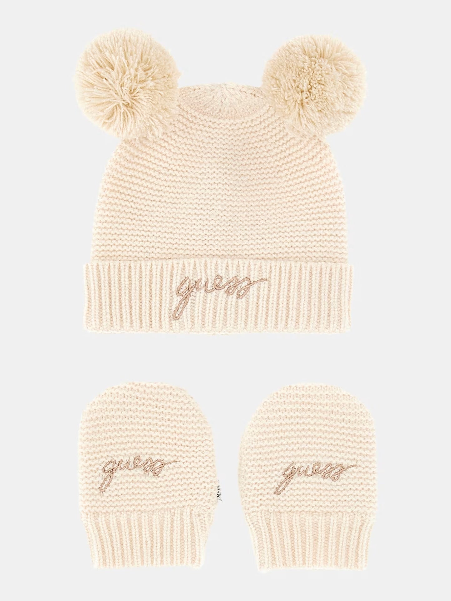 GUESS KIDS SET SWEATER HAT & MITTENS