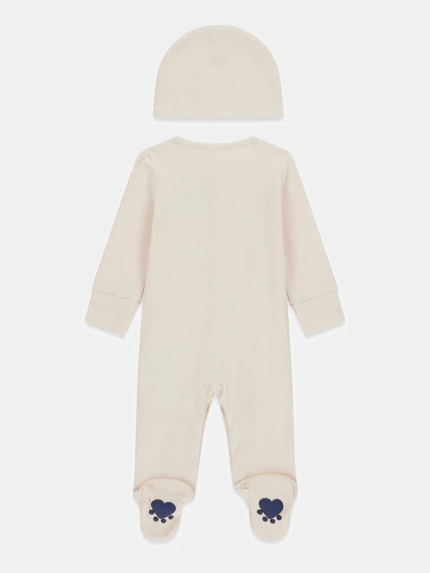 GUESS BABY HAT & OVERALL SET