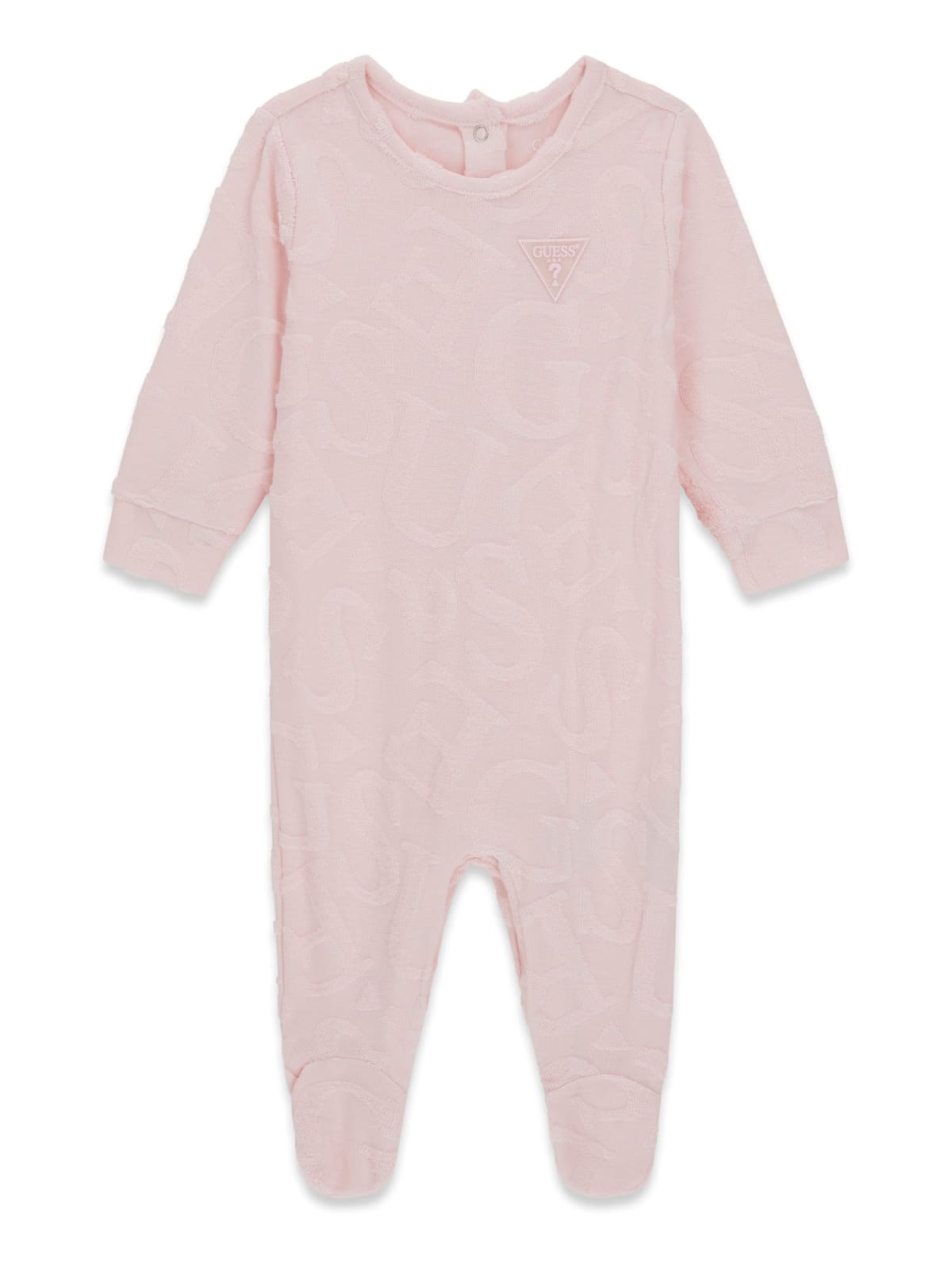 GUESS KIDS JACQUARD BABY TERRY OVERALL