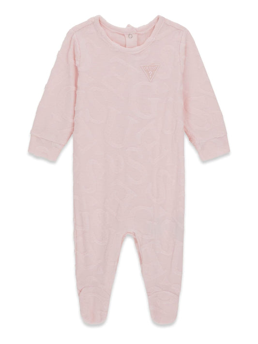 GUESS KIDS JACQUARD BABY TERRY OVERALL