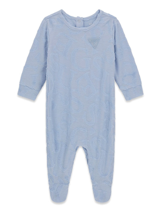 GUESS JACQUARD BABY TERRY OVERALL