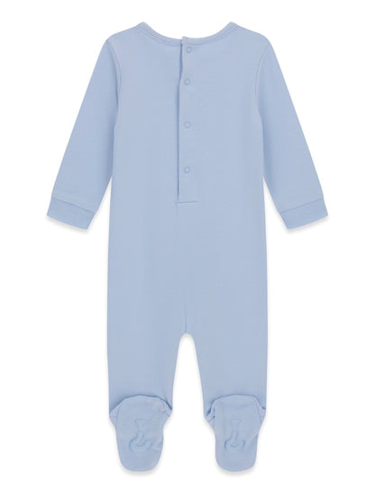 GUESS KIDS INTERLOCK BABY BEAR BODYSUIT