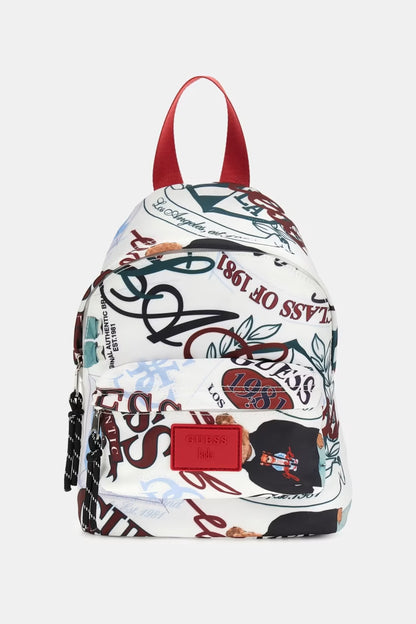 GUESS KIDS ALLOVER PRINTED MINI BACKPACK