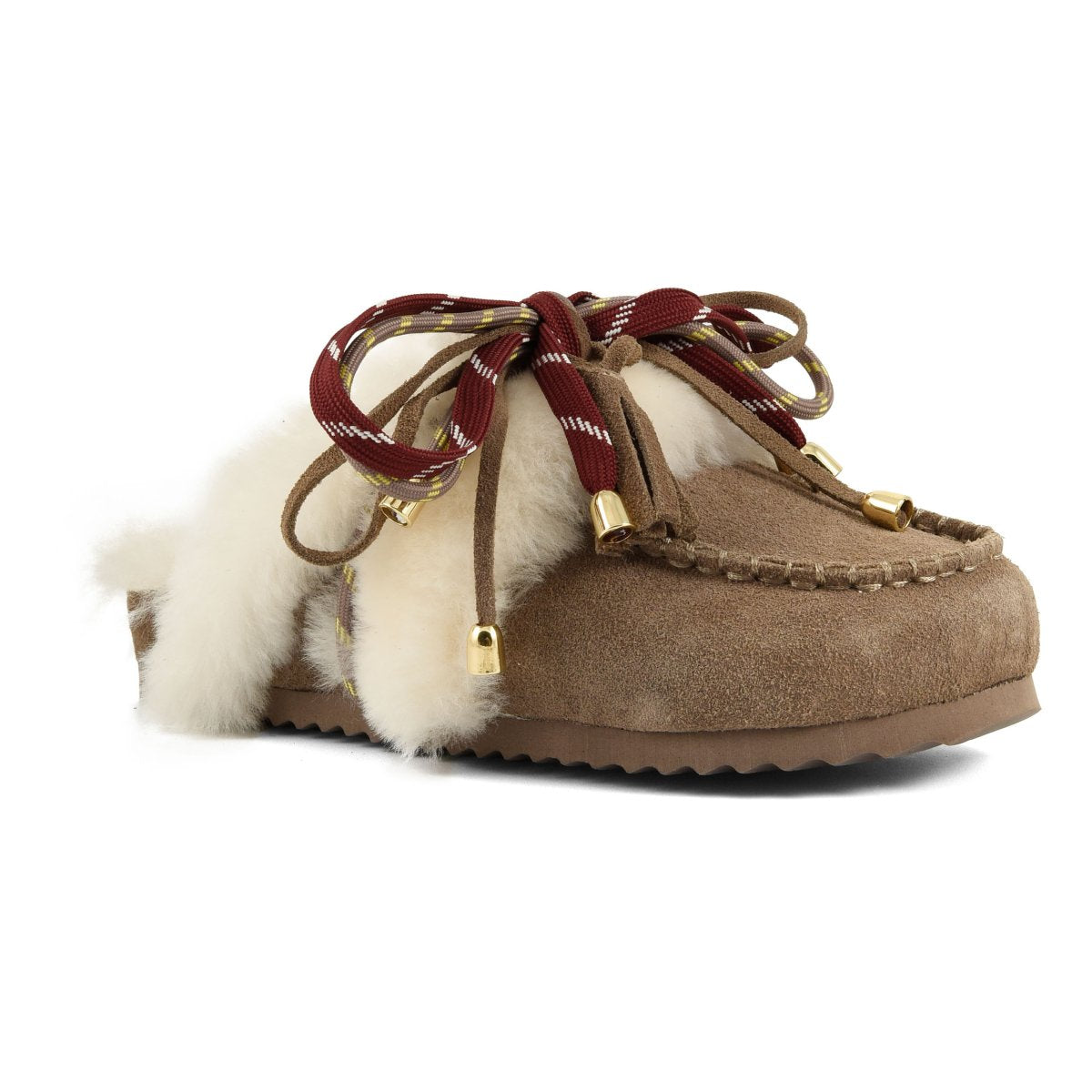 COLORS OF CALIFORNIA SLOFI SHEEPSKIN LEATHER CLOG WITH SHEARLING LINING