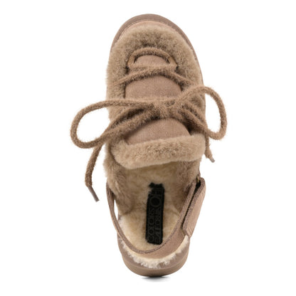 COLORS OF CALIFORNIA YURO SUEDE LEATHER PLATFORM CLOG