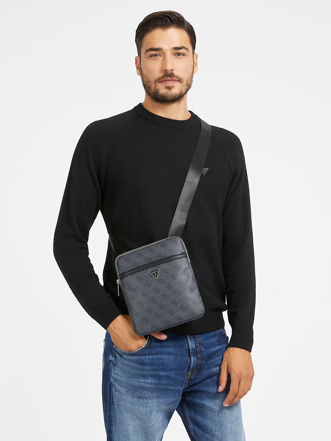 GUESS MILANO CROSSBODY  FLAT BAG