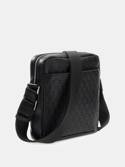 GUESS JEANS TORINO TOP ZIP CROSSBODY BAG