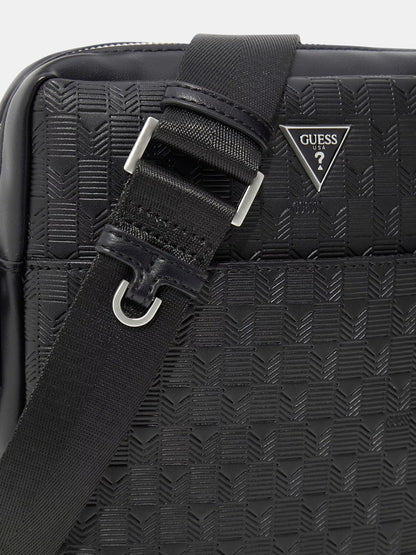 GUESS JEANS TORINO TOP ZIP CROSSBODY BAG