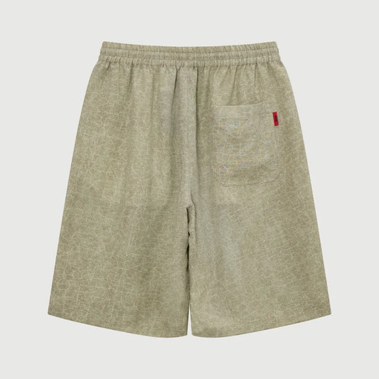 ACUPUNCTURE FASHION CRACKED SHORTS