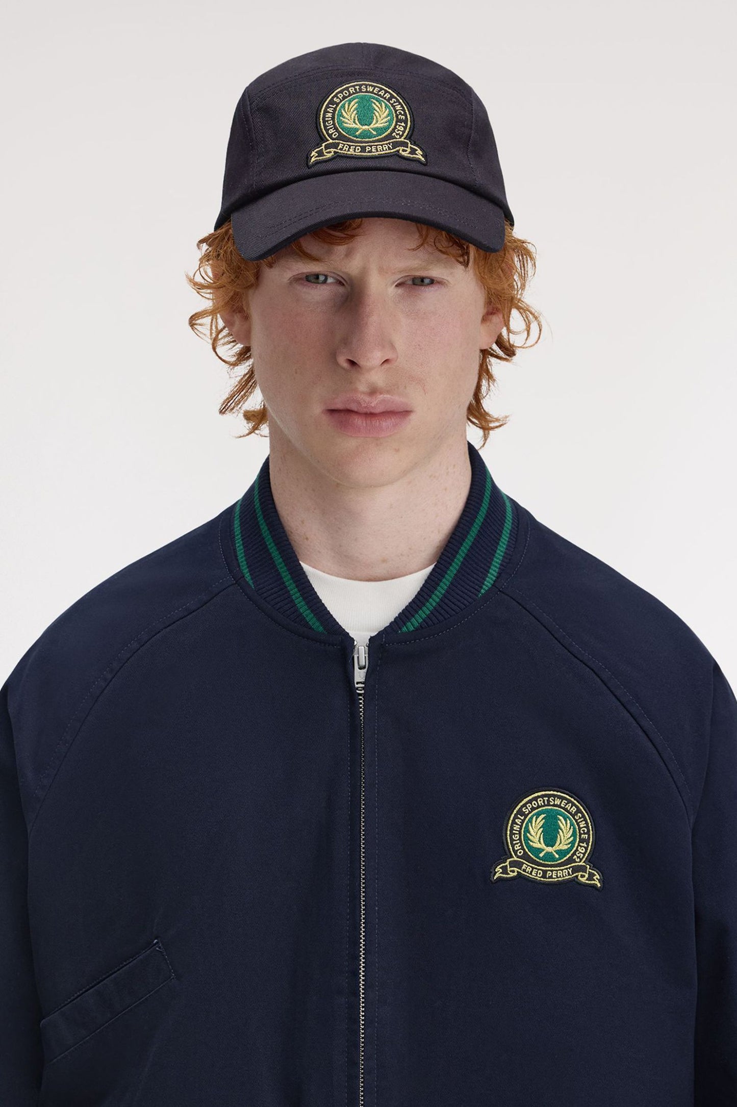 FRED PERRY TENNIS BADGE SPANEL TWILL CAP