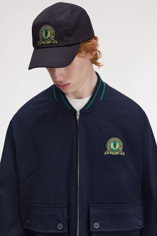 FRED PERRY TENNIS BADGE SPANEL TWILL CAP