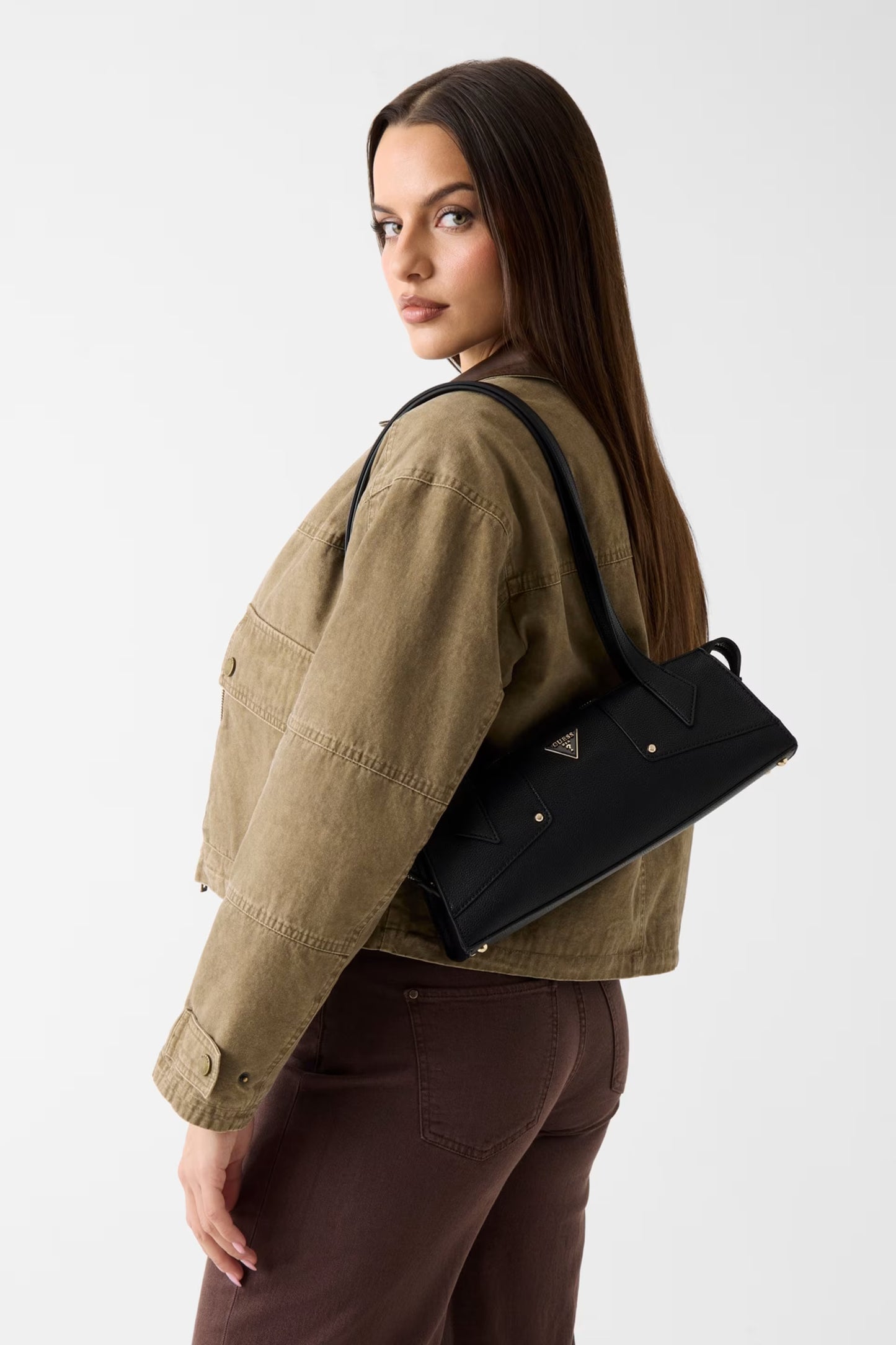 GUESS WOMAN DARCY SOULDER SATCHEL BAG
