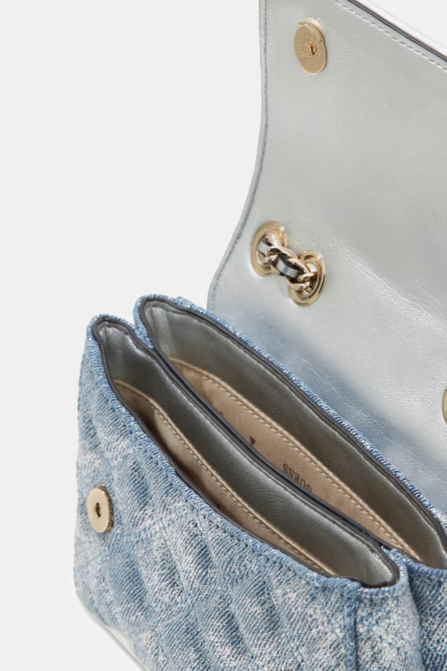 GUESS GIULLY II MINI 2 COMP CVTR FLAP BAG