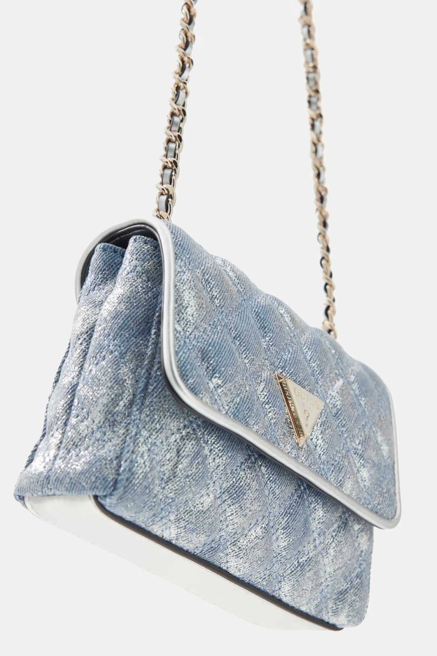 GUESS GIULLY II MINI 2 COMP CVTR FLAP BAG