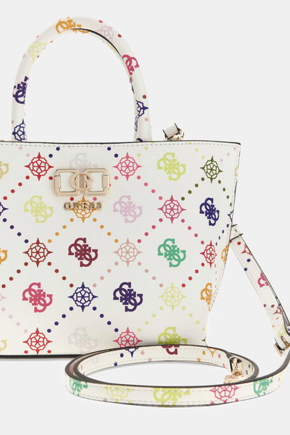 GUESS EMELIE LOGO MINI TOTE BAG