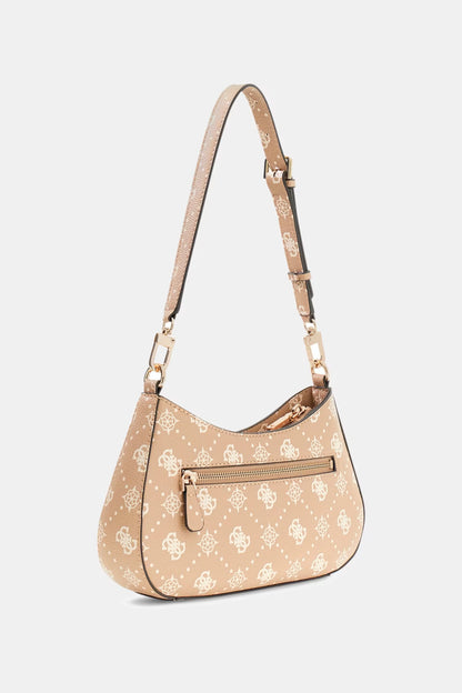 GUESS WOMAN EMELIE LOGO TOP ZIP SHOULDER BAG