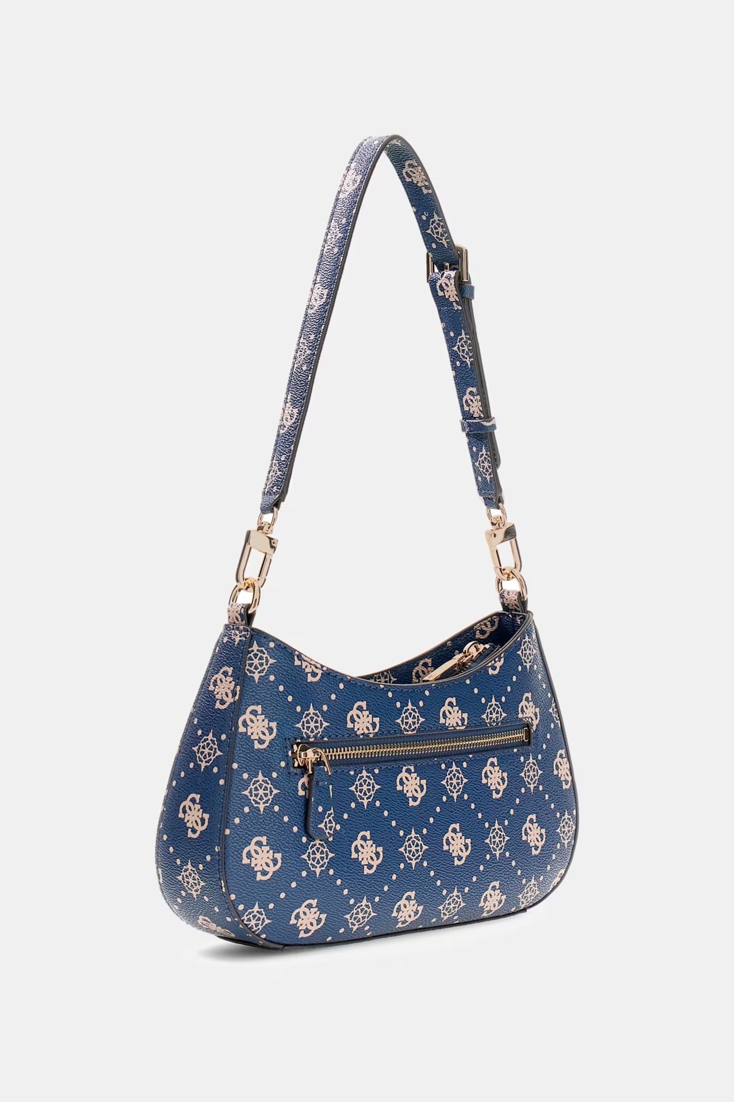 GUESS WOMAN EMELIE LOGO TOP ZIP SHOULDER BAG