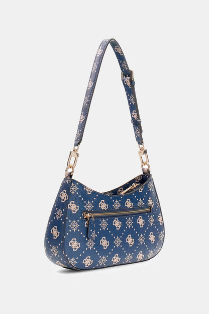 GUESS WOMAN EMELIE LOGO TOP ZIP SHOULDER BAG