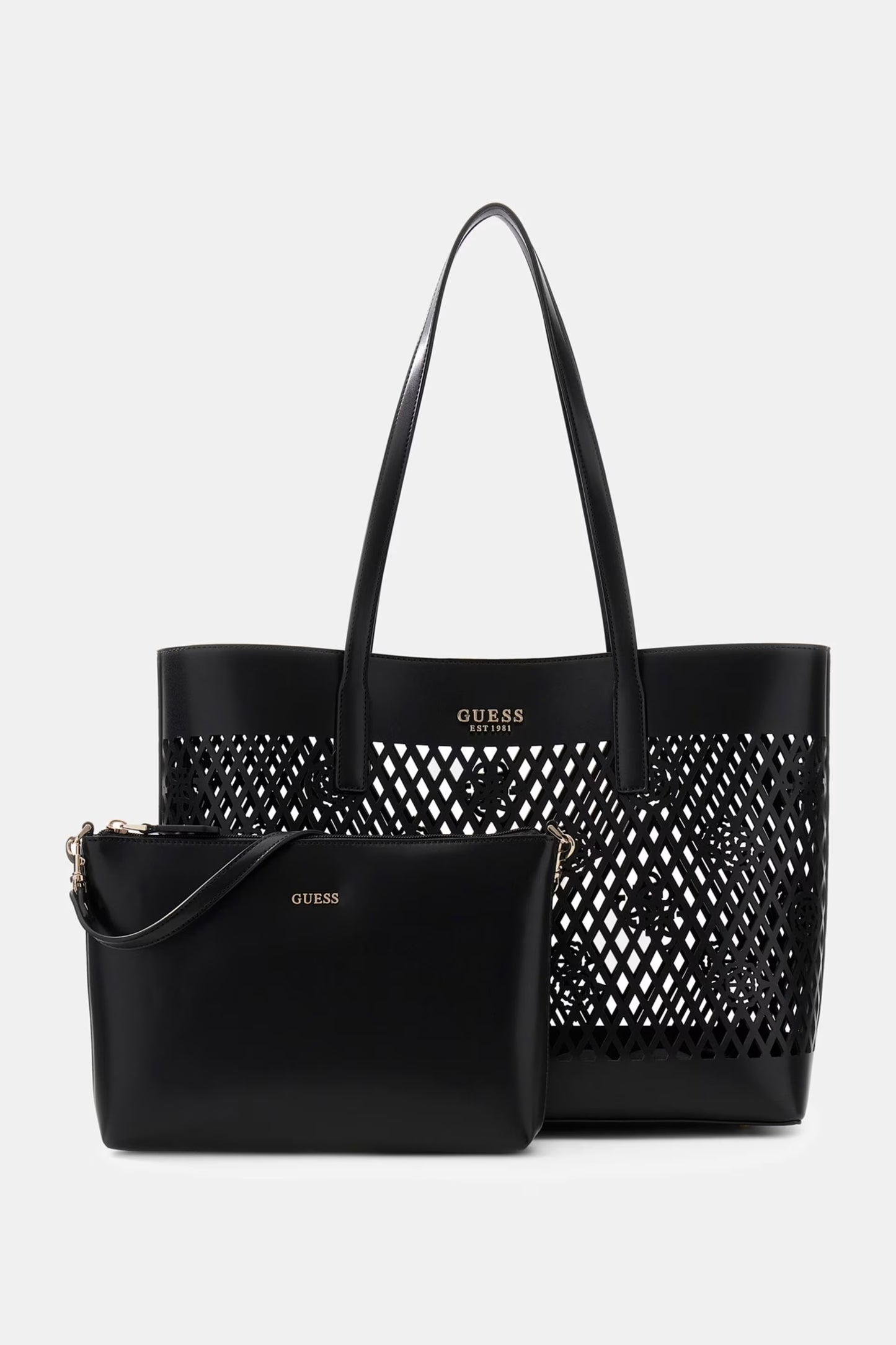 GUESS LETTY 2 IN 1 TOTE BAG