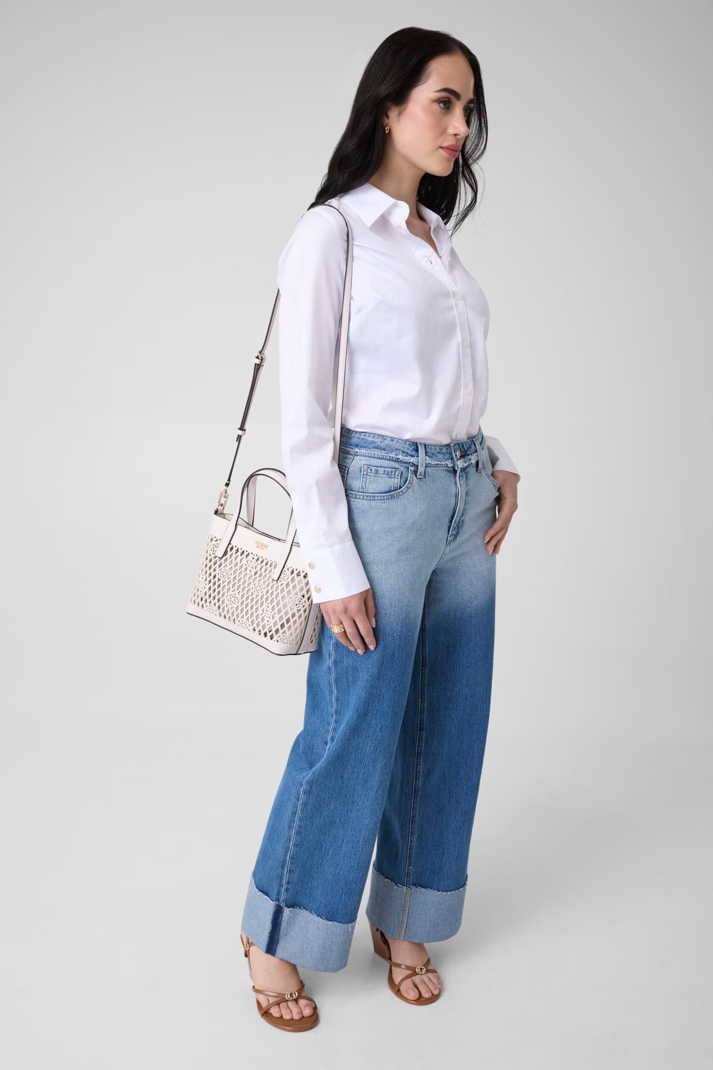GUESS LETTY 2 IN 1 MINI TOTE BAG