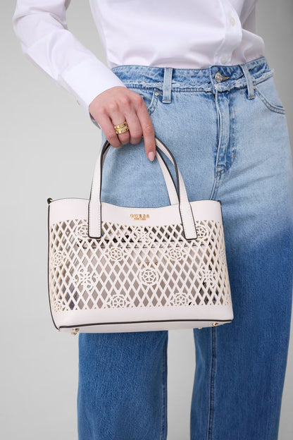 GUESS LETTY 2 IN 1 MINI TOTE BAG