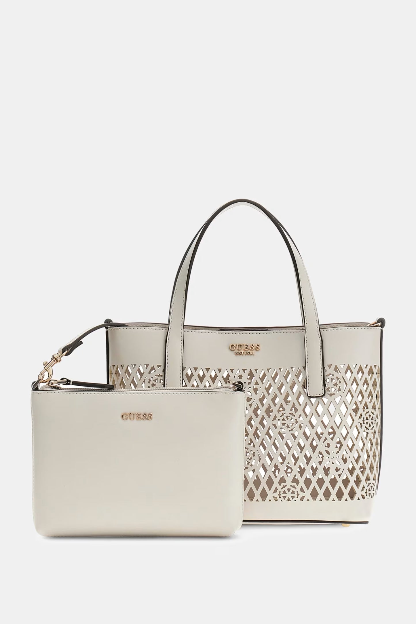 GUESS LETTY 2 IN 1 MINI TOTE BAG