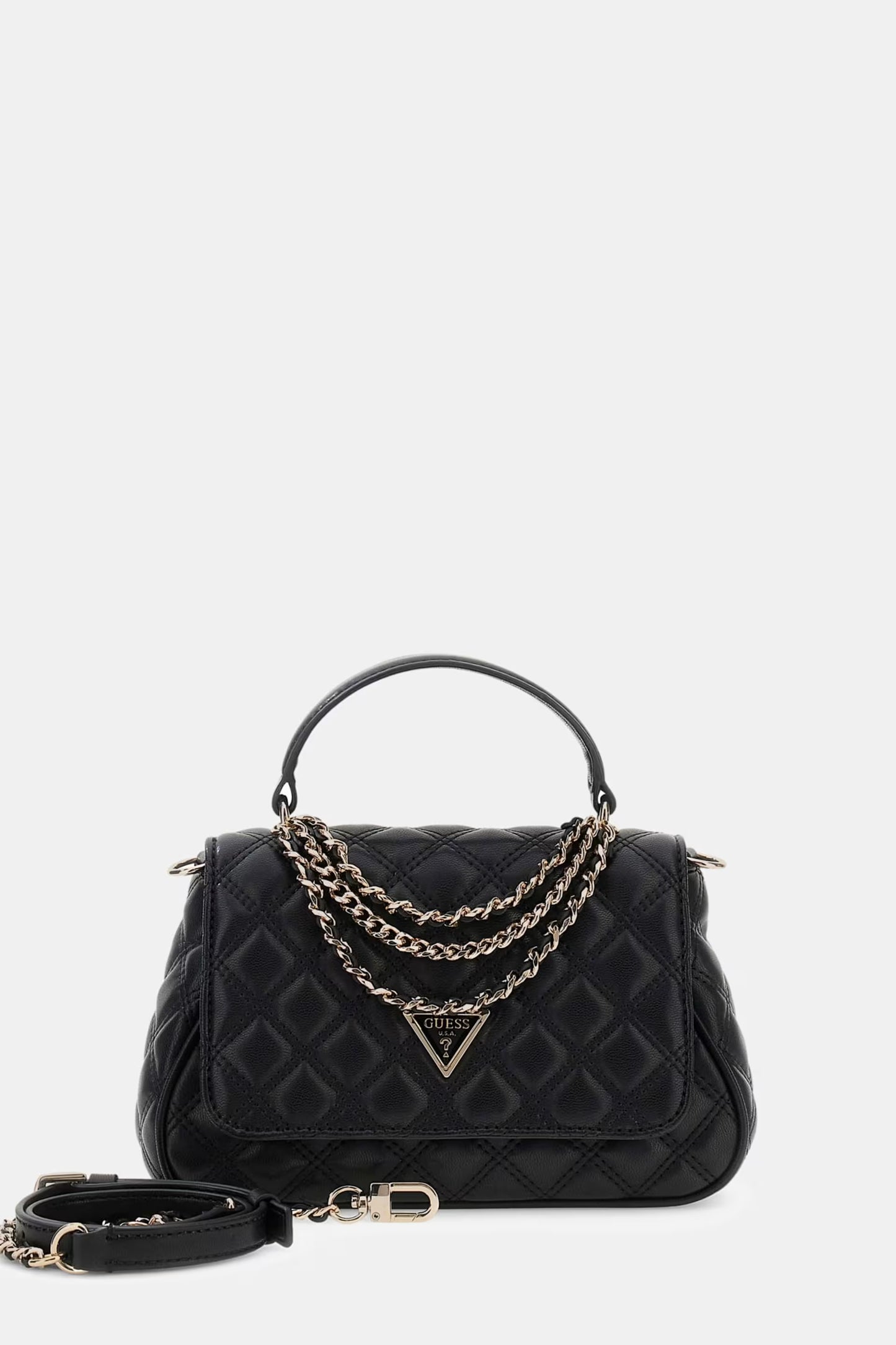 GUESS GIULLY II TOP HANDLE FLAP BAG