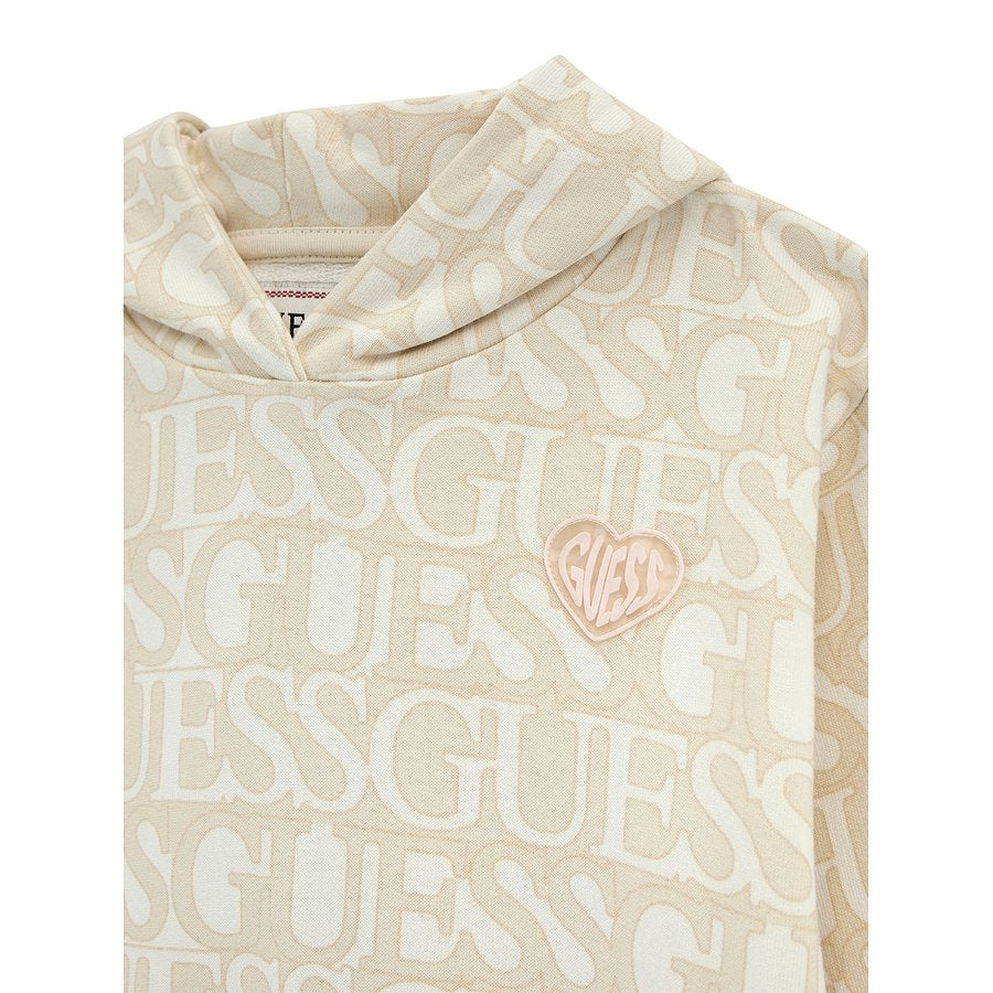 GUESS REPEAT LOGO HOODIE
