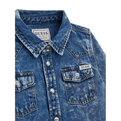GUESS LS ADJUSTABLE SLEEVES DENIM SHIRT