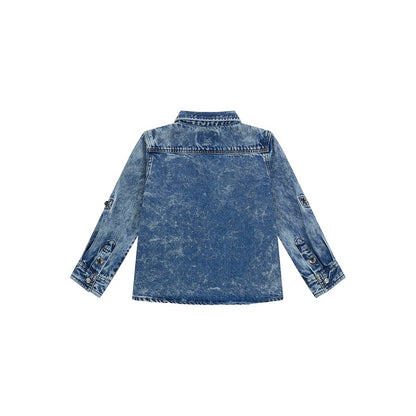 GUESS LS ADJUSTABLE SLEEVES DENIM SHIRT