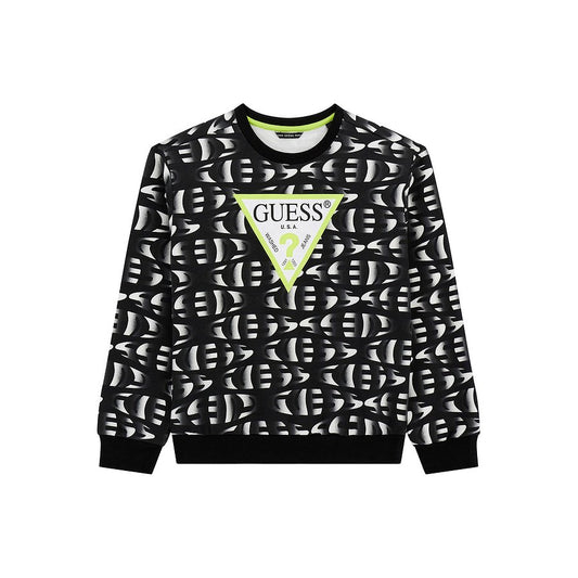 GUESS REPEAT TRIANGLE LOGO SWEATSHIRT