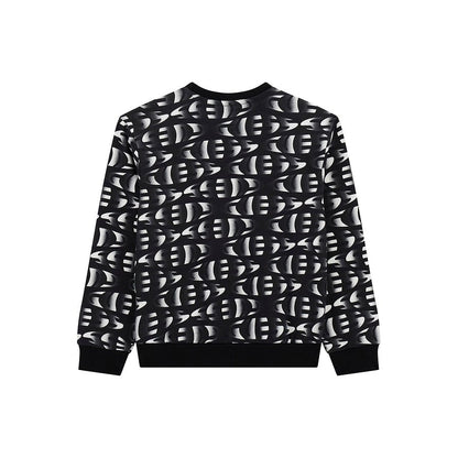 GUESS REPEAT TRIANGLE LOGO SWEATSHIRT