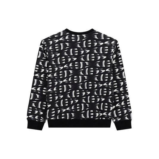 GUESS REPEAT TRIANGLE LOGO SWEATSHIRT