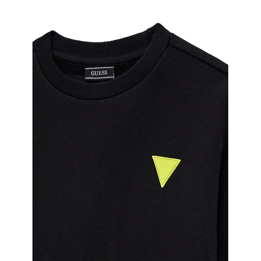 GUESS LS BACK EBROIDERED ACTIVE FOOTER