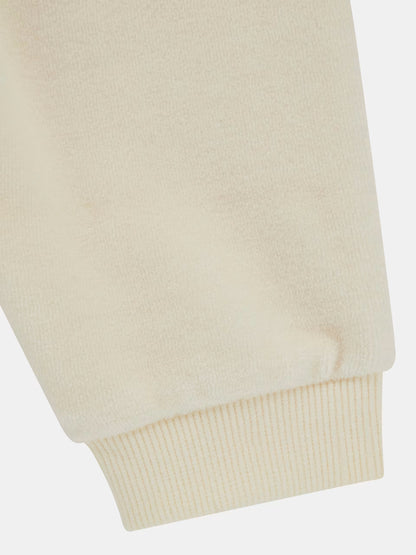 GUESS JEANS KIDS SET CHENILLE HOODED TOP& PANTS