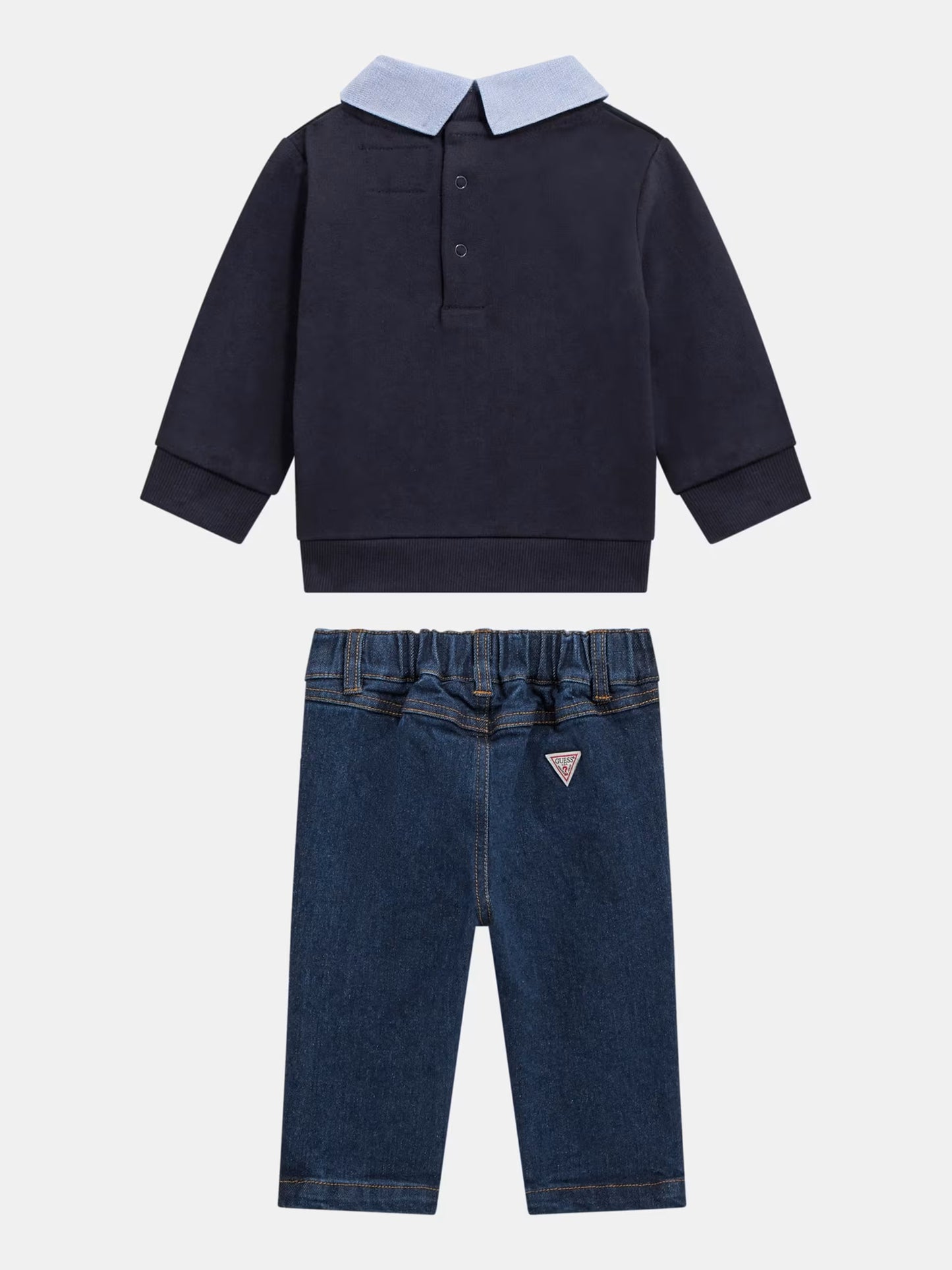 GUESS KIDS SET SWEATSHIRT & DENIM PANTS