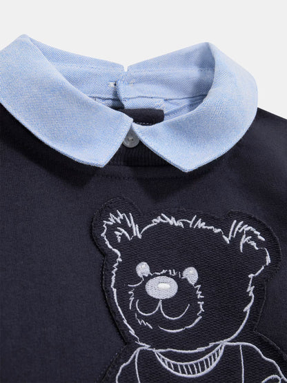 GUESS KIDS SET SWEATSHIRT & DENIM PANTS