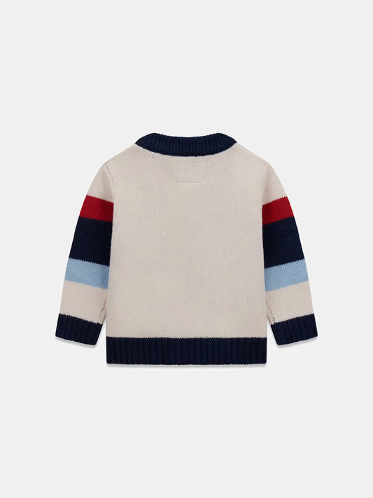 GUESS JEANS NEWBORN KNITTED CARDIGAN