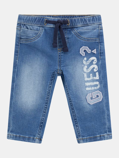 GUESS BABY STRECH DENIM PULL ON PANTS