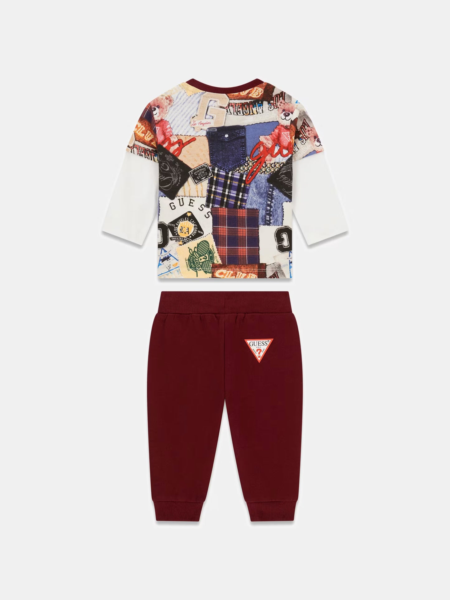 GUESS BABY REPEAT TRIANGLE LOGO 2 PIECE SET