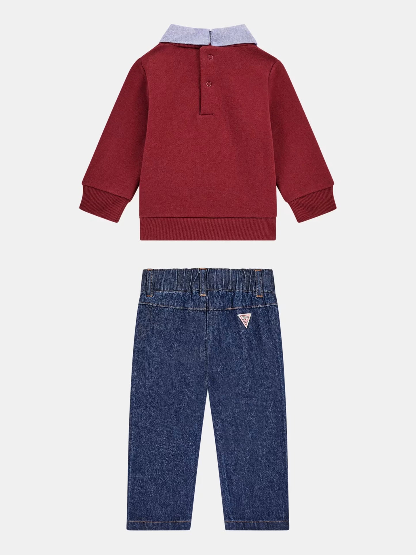 GUESS SET SWEATSHIRT & DENIM PANTS