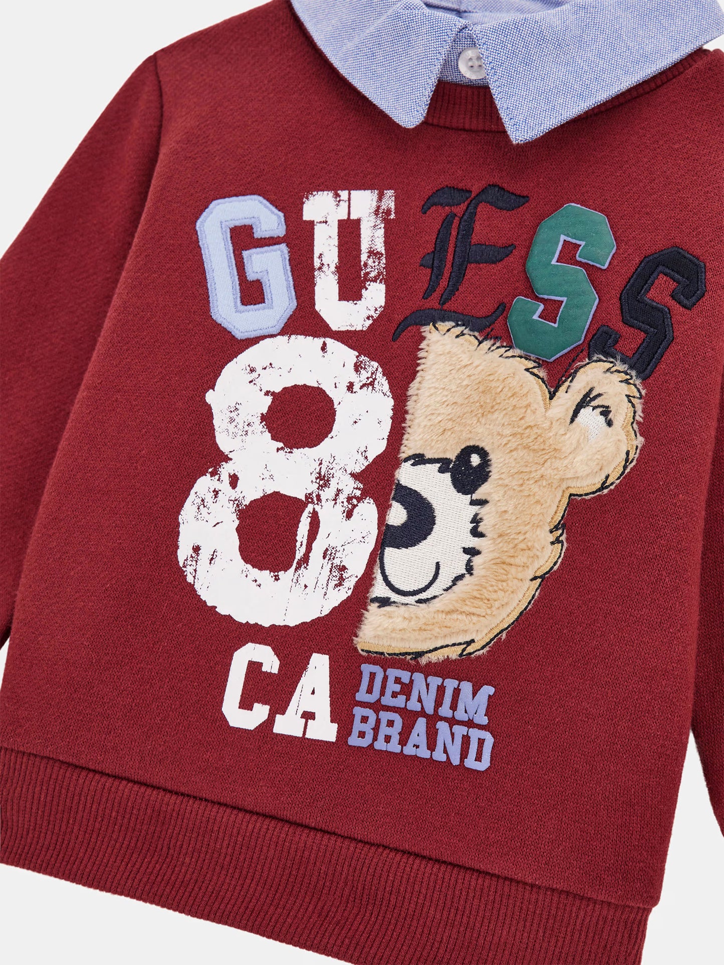 GUESS SET SWEATSHIRT & DENIM PANTS