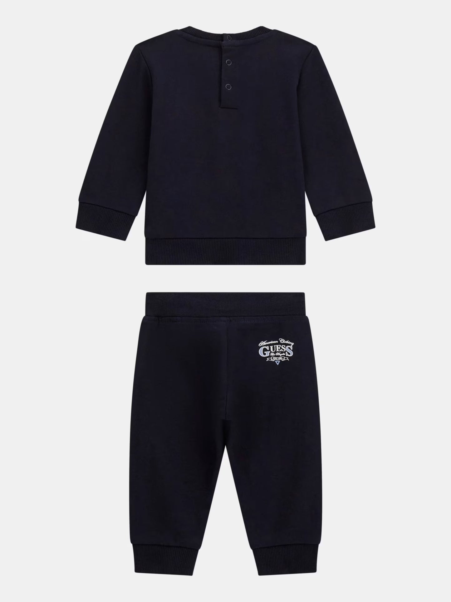 GUESS SET EMBROIDERED PULLOVER & JOGGER