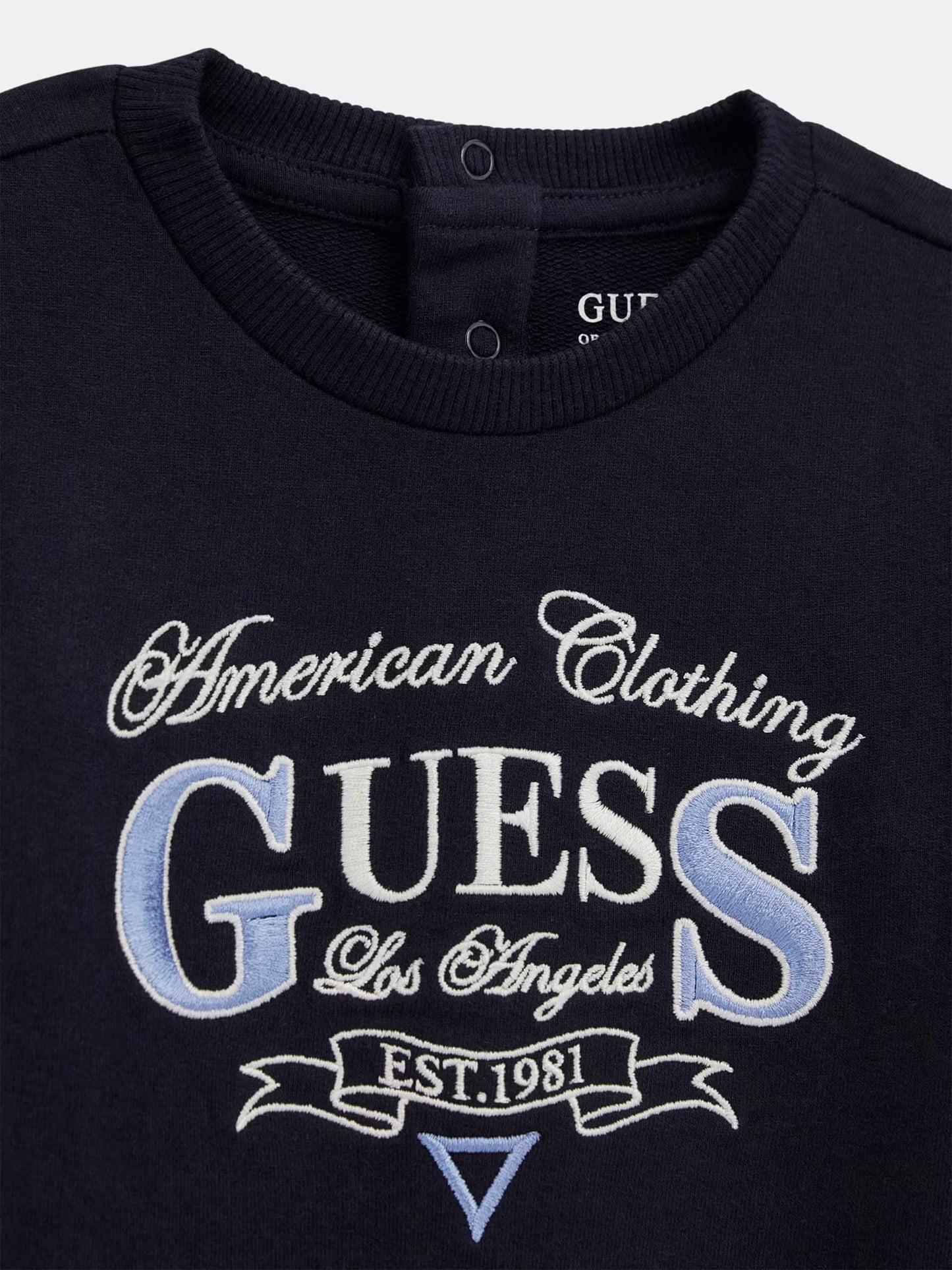 GUESS SET EMBROIDERED PULLOVER & JOGGER