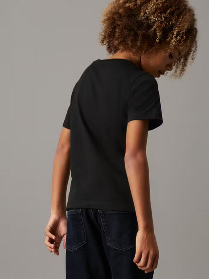 CALVIN KLEIN KIDS CHEST MONO LOGO T SHIRT