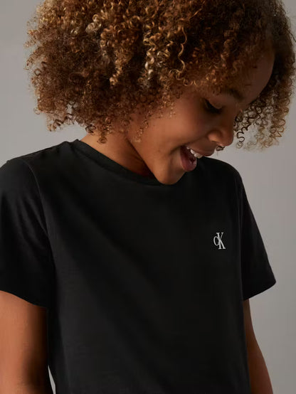 CALVIN KLEIN KIDS CHEST MONO LOGO T SHIRT