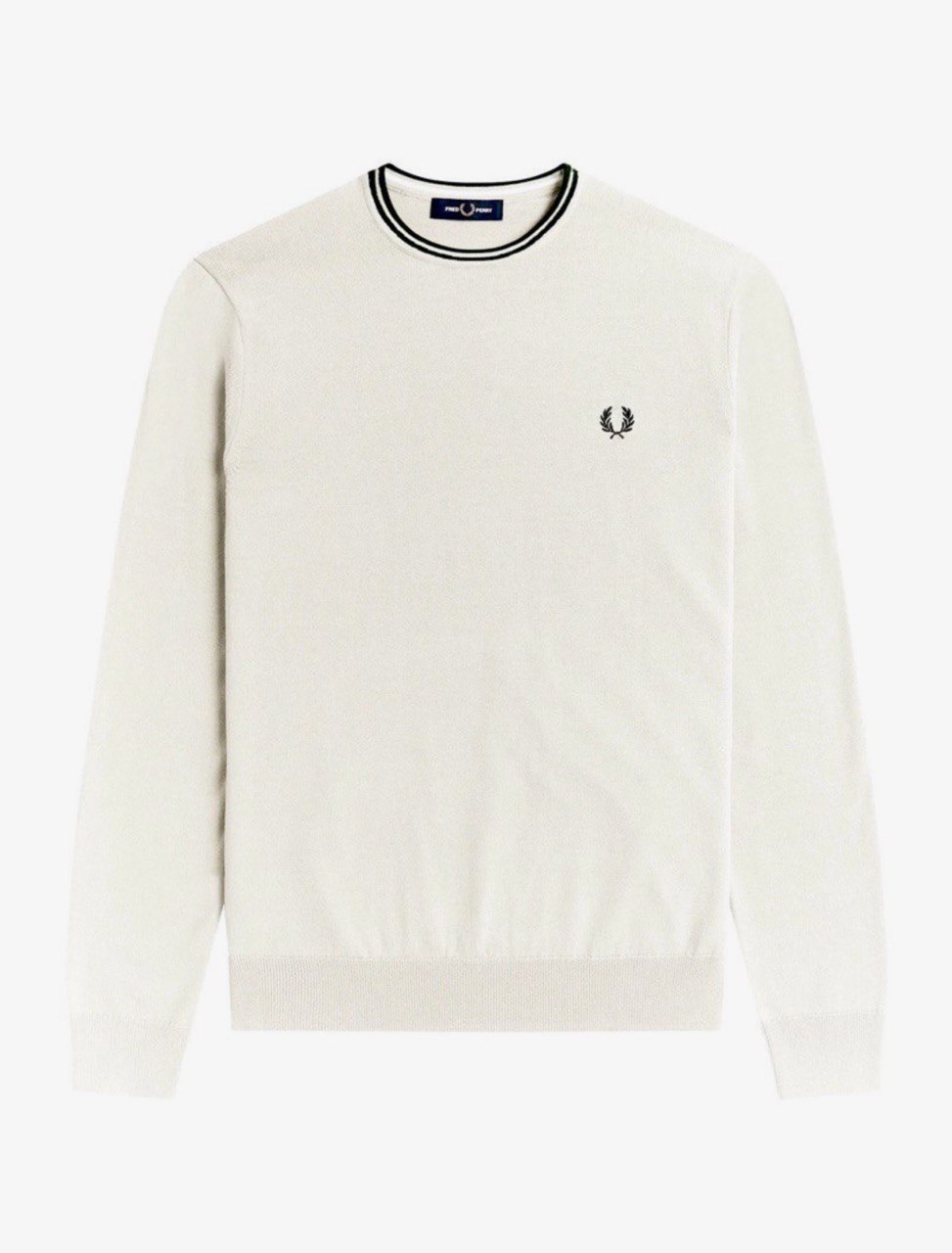 FRED PERRY CLASSIC KNIITED CREW NECK JUMPER