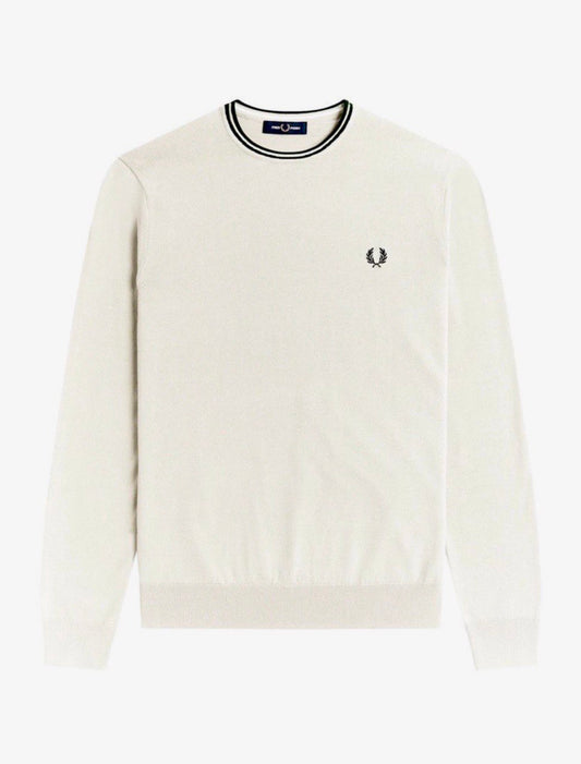 FRED PERRY CLASSIC KNIITED CREW NECK JUMPER